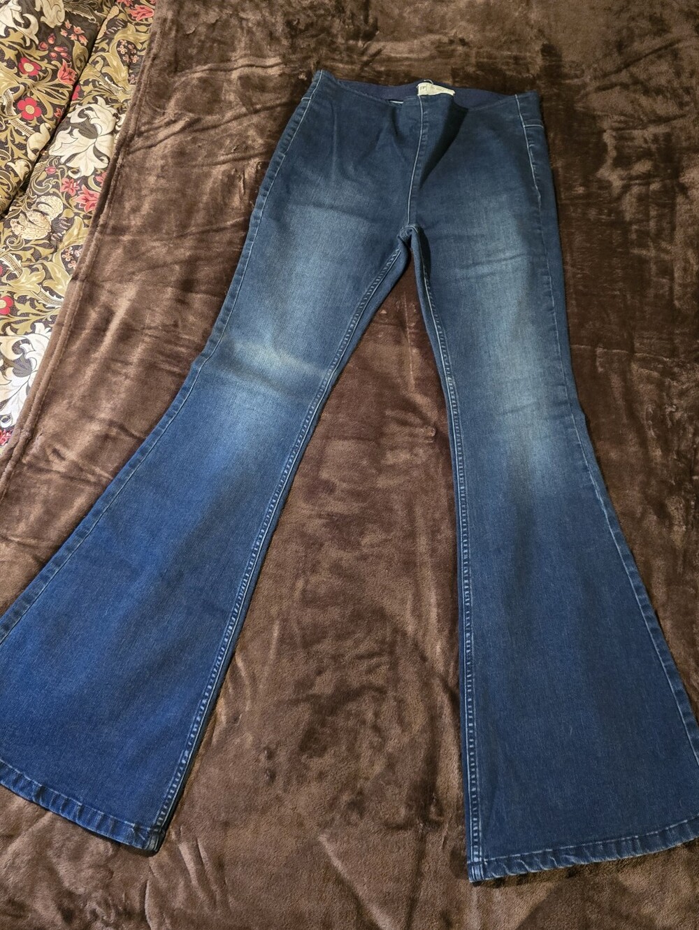 Free People Pull On Flare Jeans